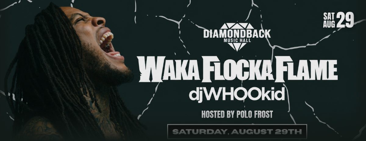 Waka Flocka Flame live at Diamondback Music Hall, Saturday August 29